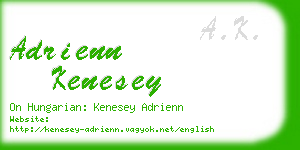 adrienn kenesey business card